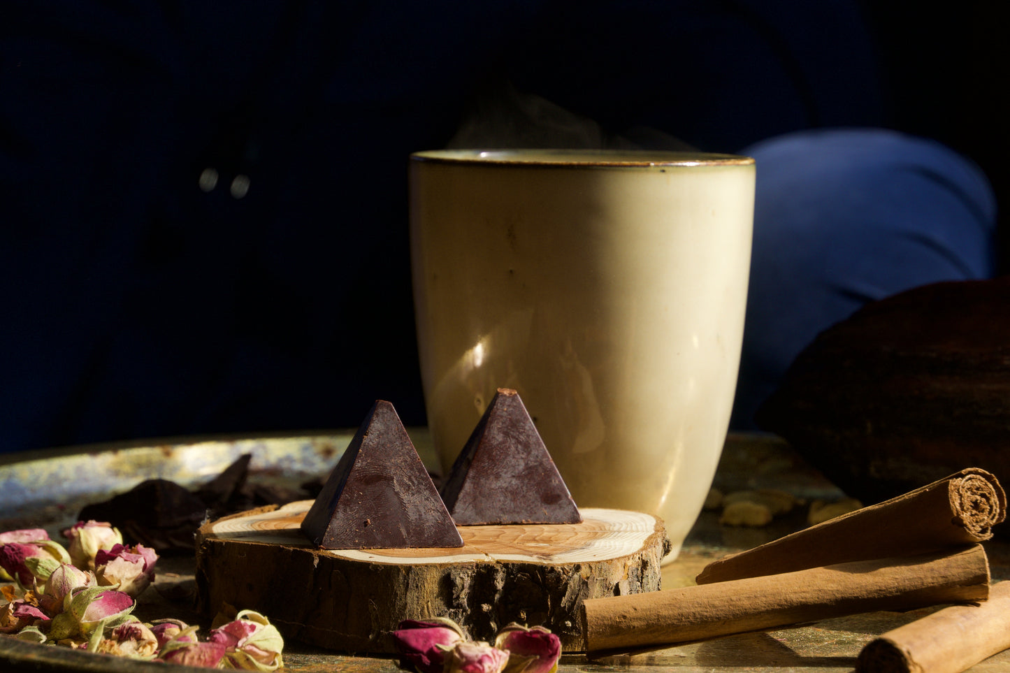 Cacao Bliss - Ground with 7 medicinal Mushrooms, Ashwagandha & Rose